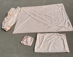 Room Essentials Twin Xl Sheet Set 4 Piece Peachy Pink Side Pocket Carry Bag. Fixed Price $10.00.