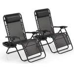 Alvantor 2-PACK Zero Gravity Lounge Chairs Folding Recliners W/ Pillow. Fixed Price $52.00.