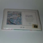 New Atelier Martex Claude Monet's Water Lilies Twin Flat Sheet Vintage 70X96. Fixed Price $42.46.