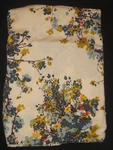 Tribeca Living Casablanca Blue Floral Egyptian Sateen Cotton Queen Flat Sheet. Fixed Price $22.00.