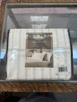 New Fieldcrest 100% Cotton 400 Count King Piece Sheet Set Stripe Design. Fixed Price $50.00.