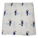 Martha Stewart Flat Sheet Twin Whim Toucan Bird Kids White Tropical Cotton Bed. Fixed Price $19.99.