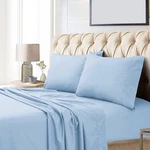 Tribeca Living 800TCED4PSS Extra Deep Pocket Bed Sheet Set, Queen, Blue, Co.... Fixed Price $135.15.