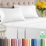 400 Thread Count Piece Set, 100% Cotton Sateen Soft By Cgk Linens. Fixed Price $67.99.