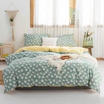 Amwan Garden Floral Duvet Cover King Bedding Daisy Flower Comforter Set.... Fixed Price $92.39.
