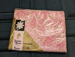 Vintage Pink Rose Percale Sheet Fashion Manor Nip Package Full Double Bed Cotton. Fixed Price $24.00.