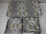 West Elm Coyuchi Diamond Dobby Organic Cotton King Duvet & Pillow Sham Set Read. Fixed Price $70.99.