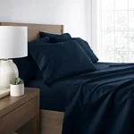 Linen Market 6 Piece Bed Sheet Set, Navy, Queen. Fixed Price $38.44.
