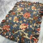 Custom Made Guell-lamadrid "adele" King Floral Ruffled Decorative Pillow Sham. Fixed Price $22.40.