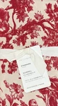 Pottery Barn Sorell King Pillowcases SET/2 Red Nwt. Fixed Price $39.00.