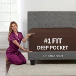 Full Fitted Deep Pocket Size Sheets Only Real 16”. Fixed Price $27.69.