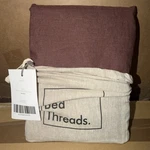 Bed Threads 100% French Flax Linen Pillowcases Standard Cacao. Fixed Price $49.99.