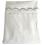 Westport Home Queen Size Flat Sheet Embroidered White/purple Soft New. Fixed Price $12.00.