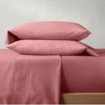 Casaluna 300 Thread Count Temperature Regulating Solid Sheet Set Rose - Full. Fixed Price $34.99.