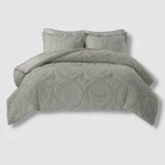 Madison Park Gray Ultra Plush Comforter Mini Set Full/queen. Fixed Price $67.76.