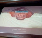 Cannon Suresoft Queen Flat Sheet Finished Size 90X102" Nib Sealed. Fixed Price $24.97.