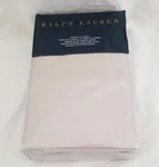 Ralph Lauren Rl 464 Solid Percale Pale Flannel Queen Flat Sheet $115 Nip. Fixed Price $80.75.