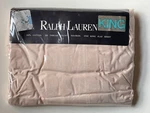 New* Ralph Lauren Vintage *king Flat Sheet Pale Rose *pink Avery Floral Damask. Fixed Price $124.95.