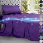 Decolure Cooling Bed Sheets Twin Set 3PCS Luxurious Ultra-soft Size. Fixed Price $58.53.