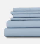 Ienjoy Home Blue Solids Style 6-PC. Sheet Set, King Size. Fixed Price $29.16.