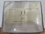 Heritage Home - 800 Thread Count Egyptian Cotton Sheet Sets. Fixed Price $49.99.