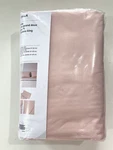 Ikea Dvala King Sheet Set, Light Pink Cotton Fitted, Flat + 2 Pillowcases. Fixed Price $48.75.