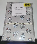 3PC Rae Dunn Halloween Sugar Skulls Twin Sheet Set Day Of The Dead Gray New. Fixed Price $23.45.