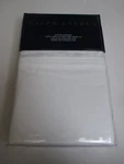 Ralph Lauren Bailey Tuxedo Park White Jacquard Paisley Floral Pillowcases - King. Fixed Price $199.99.