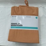 New Room Essentials Queen 4-PIECE Sheet Set Orange, Soft & Wrinkle Resistant. Fixed Price $14.99.