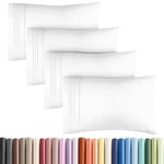 Cgk Unlimited Queen Pillow Cases, Set Of 4 Hotel Quality Covers - White. Fixed Price $32.66.