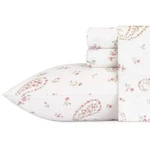 Laura Ashley - King Sheets, Soft Sateen Cotton Bedding Set Sleek, Smooth, &.... Fixed Price $68.45.