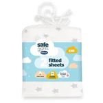 Silentnight Safe Size Fitted Sheets Set 100% Jersey Cotton Bedsi. Fixed Price $34.22.