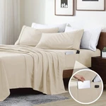 Swift Home Smart Sheets, Ultra Soft Brushed Microfiber 4-PIECE Set, Fit.... Fixed Price $34.33.