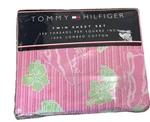 Tommy Hilfiger Twin Sheet Set Summer Pink Green Fish Bamboo New Tropical Beach. Fixed Price $35.00.
