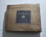 Vtg Ralph Lauren The Polo Sheet Queen Fitted 250 Ct Pima Cotton Ghurka. Fixed Price $75.00.