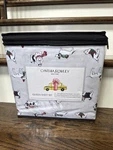 Cynthia Rowley Dog Pattern Queen Size Sheet Set New. Fixed Price $35.99.