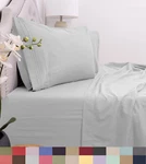 Sweet Home Collection 1800 Count 4 Piece Bed Sheet Set Deep Pocket Microfiber. Fixed Price $27.99.