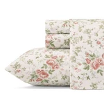 Laura Ashley Home - King Sheets, Soft Sateen Cotton Bedding Set 4 Pieces, S.... Fixed Price $69.72.