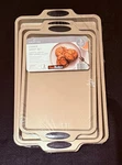 Cookie Sheet Set 3 By Crofton Carbon Steel For Even Heat Distribution *new. Fixed Price $14.99.