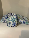 Mainstay Christmas Twin Snowflake Flannel Fitted Sheet Set W/standard Pillowcase. Fixed Price $23.00.