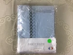 Anne De Selene Opera King Flat Sheet 106 X 122 Blue Givre. Fixed Price $109.99.