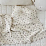 Bulutu Large Cotton Muslin Kids Toddler Throw Blanket - 47''X51'' Reversible .... Fixed Price $58.53.