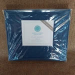 New Martha Stewart Twin Fitted Sheet 400 Thread Count 100% Cotton Dark Blue. Fixed Price $19.00.