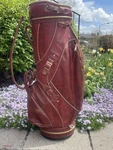 Sweet Vintage Macgregor Pro Only 10 Top Staff Golf Bag (burgundy Color) Clean. Fixed Price $150.00.