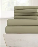 Ienjoy 6-PIECE King Premium Sheet Set Solid Multiple Colors Available. Fixed Price $39.99.