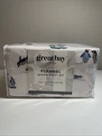 Great Bay Home Flannel Sheet Set Queen 100% Turkish Cotton 4 Piece Penguins. Fixed Price $48.59.