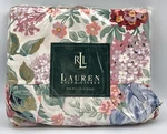Ralph Lauren Allison Multi Floral Ruffled Full Flat Sheet 100% Cotton New. Fixed Price $75.00.