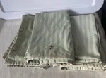 Ralph Lauren Lot 3 Vintage Light Green Standard Embroiderd Floral Pillowcases. Fixed Price $45.00.