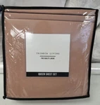 Tribeca Living Flannel Extra Deep Pocket Queen Sheet Set Cashmere. Fixed Price $74.99.