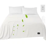 Grounding Sheets Queen Size 20% Silver Fiber Flat For Bed Sle.... Fixed Price $98.41.